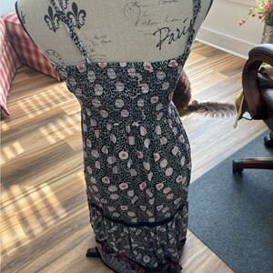 Angie Black and Red Floral Dress